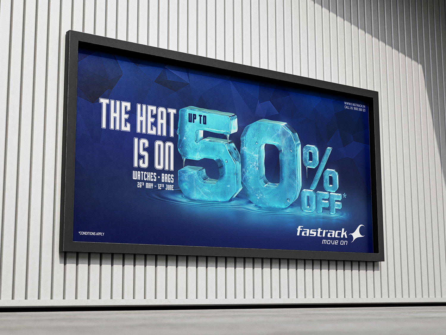 The Heat is On Sale Advertisement Hoarding