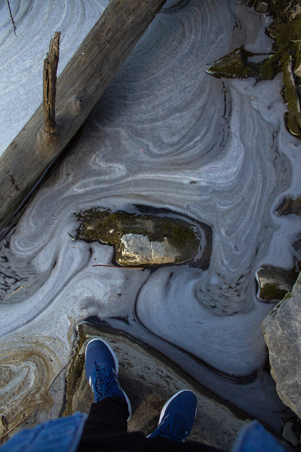 Salty swirly water